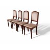 Set of Four Mid-Century Imbuia Dining Chairs
