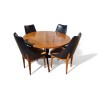 Mid-Century Retro Round Frystark Table & 4 NOBLETT Chairs
