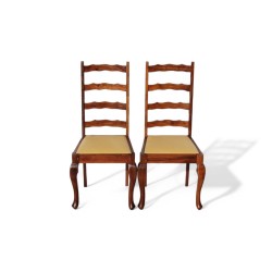 2 Mid Century Ladderback...