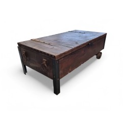 Rustic Solid Wood Coffee...