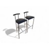 1980s Rodney Kinsman Tokyo Bar Stools for Bieffeplast – Set of 2, Italy