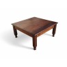 Solid Wood Square Imbuia Coffee Table