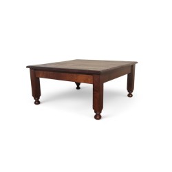 Solid Wood Square Imbuia Coffee Table