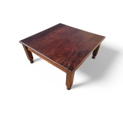 Solid Wood Square Imbuia Coffee Table
