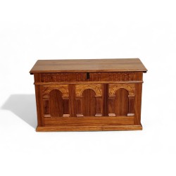 Set of 2 Solid Wood Adam Bede Storage Chests / Kists