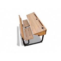 Antique Two Seater Small School Desk - Furnicape