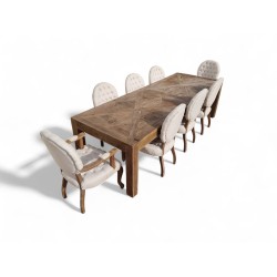 Dining Table with 8 French...