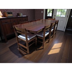 Mid-Century Extendable Dining Table with 8 Chairs | FurniCape