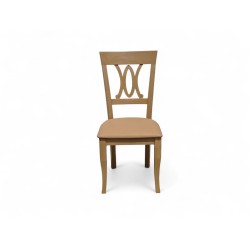 Set of 4 Painted Solid Wooden Dining Chairs