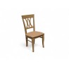 Set of 4 Painted Solid Wooden Dining Chairs