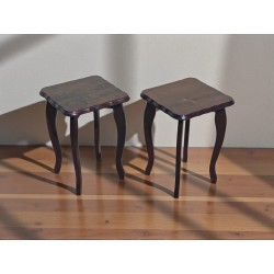 Pair of Solid Imbuia Mid-Century Side Tables | Furnicape