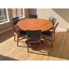 Mid-Century Round Frystark Table with Six Chairs | FurniCape