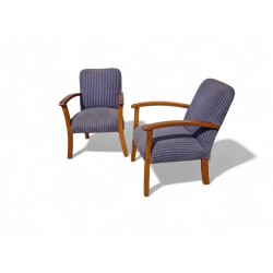 Pair of Vintage Bow Arm Chairs | FurniCape