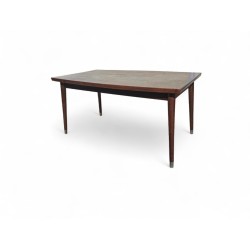 Mid-Century Walnut Dining Table with Veneer Top | FurniCape
