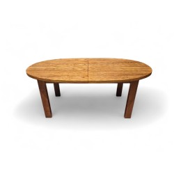 Mid-Century Oval Kiaat...