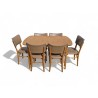 1960s Elias Svedberg Trivas Extendable Beech Dining Set for Nordiska Kompaniet | FurniCape