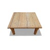 Solid Oregon Pine Rustic Coffee Table with Turned Legs | FurniCape