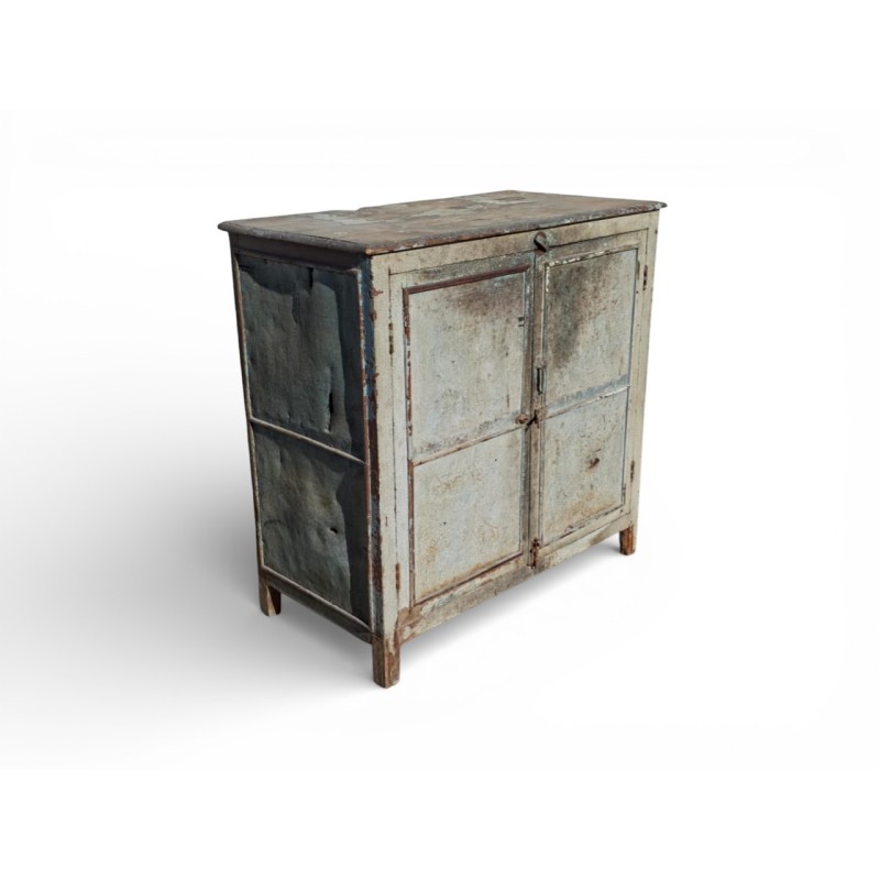 Vintage Primitive Farmhouse Food Cabinet Safe | FurniCape