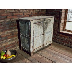 Vintage Primitive Farmhouse Food Cabinet Safe | FurniCape