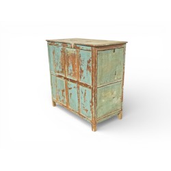 Vintage Primitive Farmhouse Food Cabinet Safe | FurniCape