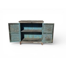 Vintage Primitive Farmhouse Food Cabinet Safe | FurniCape