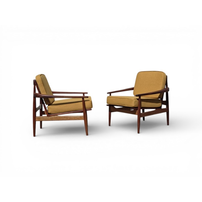 Pair of 1960s armchairs by Greta Jalk for Glostrup Møbelfabrik | FurniCape