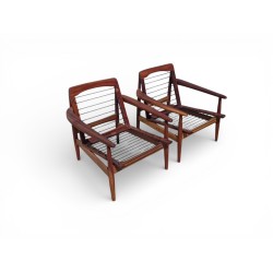 Pair of 1960s armchairs by Greta Jalk for Glostrup Møbelfabrik | FurniCape