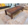 Mid-Century Scandinavian Style "floating" slatted top Coffee Table | FurniCape