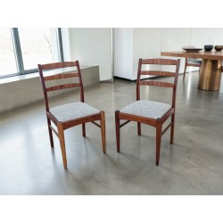 Pair of Mid-Century Newly Upholstered Dining Chairs | FurniCape