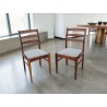 Pair of Mid-Century Newly Upholstered Dining Chairs | FurniCape