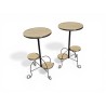 Pair of Mid-Century Wrought Iron Plant Stands | FurniCape