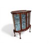 Mid-Century Kenbow Imbuia Ball and Claw Display Cabinet with Curved Glass | FurniCape