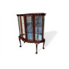Mid-Century Kenbow Imbuia Ball and Claw Display Cabinet with Curved Glass | FurniCape