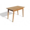 Mid-Century Scandinavian Style Solid Wood Dining Table with Tapered Legs | FurniCape