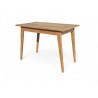 Mid-Century Scandinavian Style Solid Wood Dining Table with Tapered Legs | FurniCape