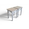 Set of 2 Ming-Style Solid Wooden Tables | FurniCape