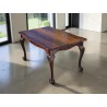 Mid-Century Six Seater Solid Imbuia Ball and Claw Dining Table | FurniCape