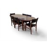 Mid-Century 6 to 8 Seater Extendable Oval Dining Set | FurniCape