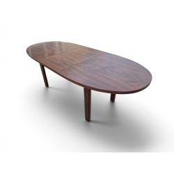 Mid-Century 6 to 8 Seater Extendable Oval Dining Table | FurniCape