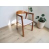 Bow Back Arm Chair with New Bouclé Fabric Upholstery | FurniCape