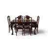 Mid-Century Ball and Claw Table with 6 French Style Chairs | FurniCape