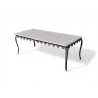 Vintage Italian Marble and Brass Coffee Table | FurniCape