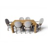 Dining Table with 8 Upholstered Chairs | FurniCape