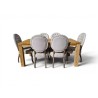 Dining Table with 8 Upholstered Chairs | FurniCape