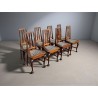 Set of 8 Mid-Century Ball and Claw Riempie Dining Chairs | FurniCape