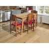 Mid-Century Scandinavian Style Solid Wood Dining Table with 3 Chairs | FurniCape