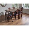 Mid-Century Imbuia Ball and Claw Dining Table with 6 Chairs| FurniCape