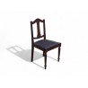 Set of 6 Imbuia Dining Chairs with Turned Legs | FurniCape