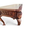 Ornate Baroque Style Marble Top Server Console with 4 Drawers | FurniCape
