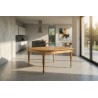 Large Solid Oak 8 Seater Dining Table with Classic Turned Legs | FurniCape